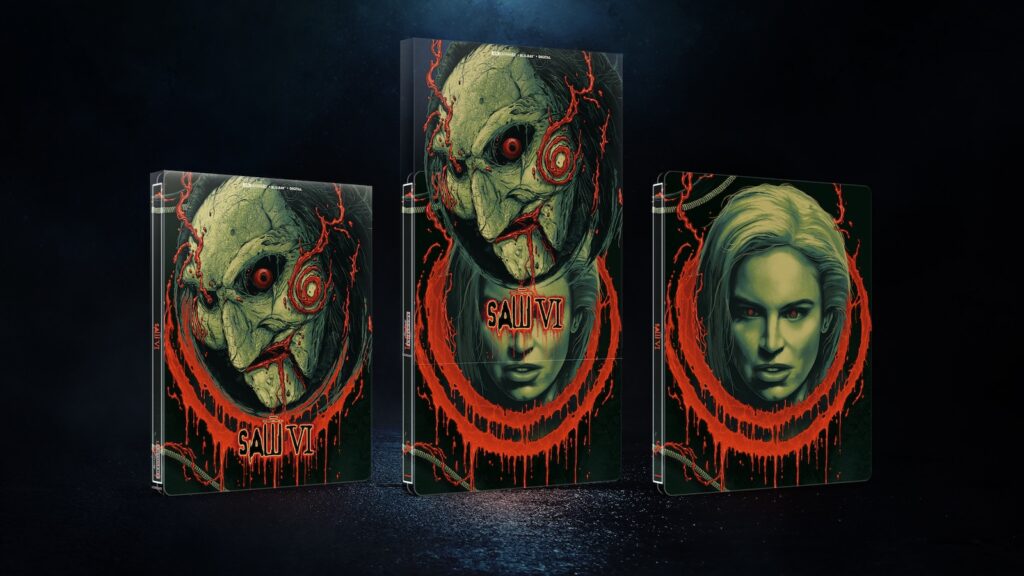 Saw 4K Releases: Saw VI 4K UHD SteelBook cover artwork