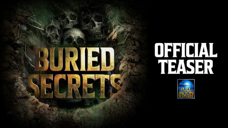 Buried Secrets trailer artwork from Full Moon Features