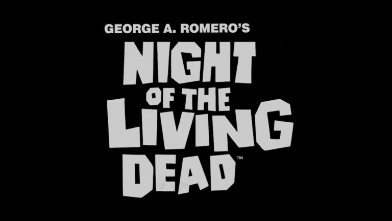 Night of the Living Dead title logo for the Room418 Night of the Living Dead vertical series article