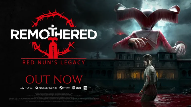 Official launch artwork for Remothered: Red Nun's Legacy.